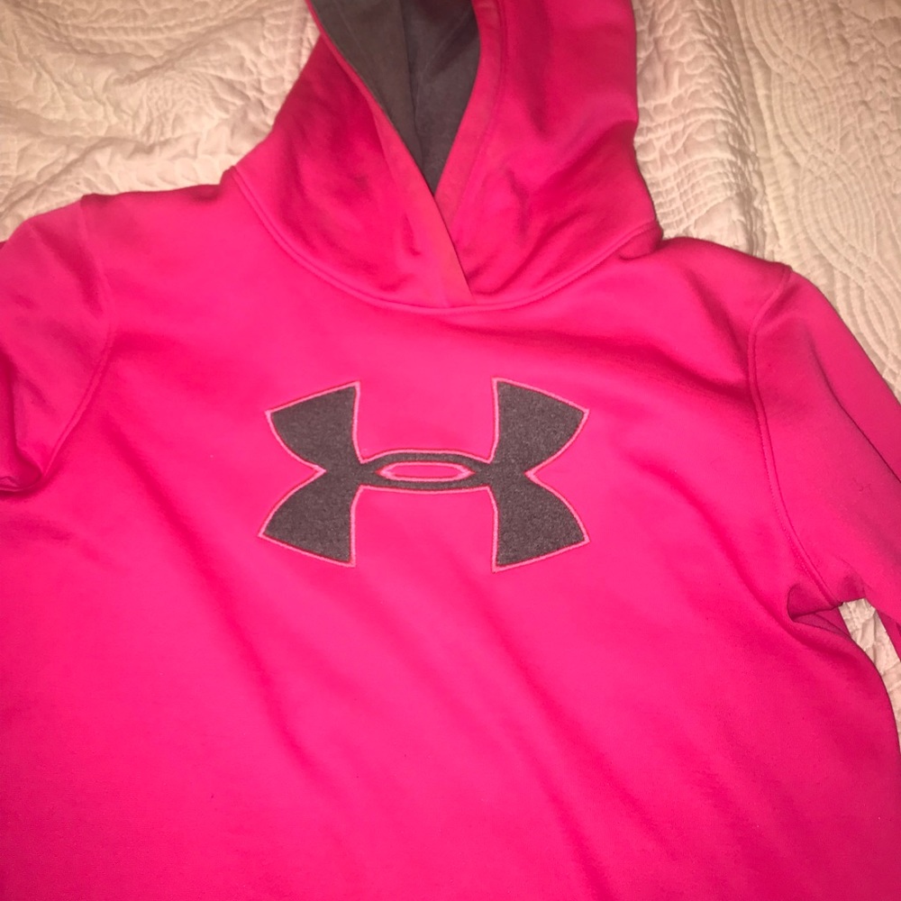 Pink Under Armour pullover